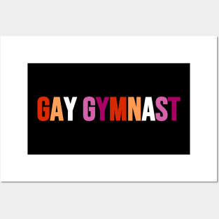 GAY GYMNAST (Lesbian flag colors) Posters and Art